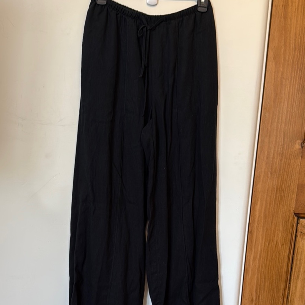 Wide Leg Linen Pants Resort Style